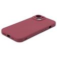 Telefontok a iPhone 15, Silicone Lite, piros