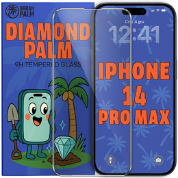Diamond Palm edzett üveg iPhone 14 Pro Max készülékhez