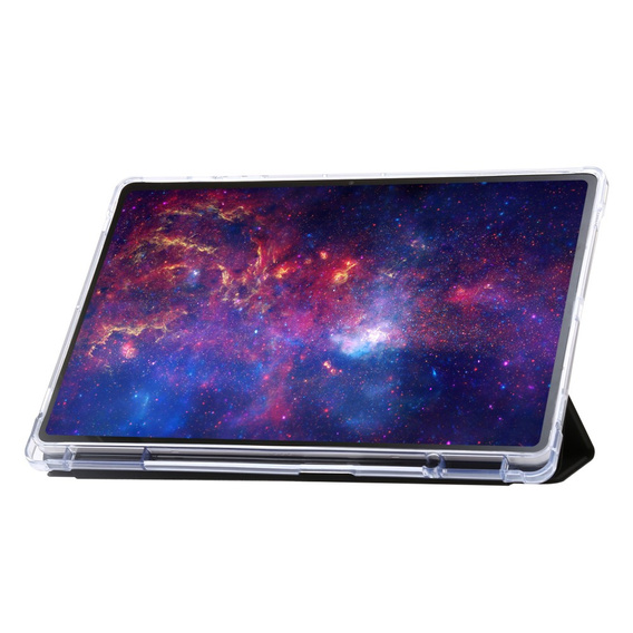 Tok Samsung Galaxy Tab S9 Ultra, Smartcase Hybrid, tolltartó résszel, fekete