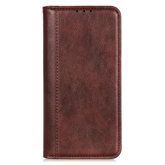 Telefontok a Samsung Galaxy A26, Wallet Litchi Leather, barna