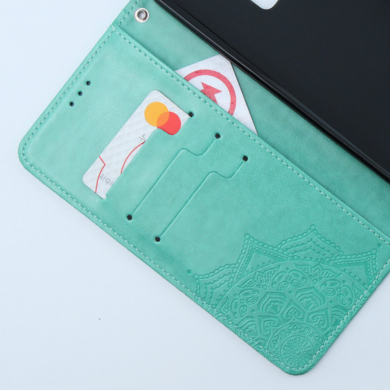 Pattintható tok a Xiaomi 13T / 13T Pro, Mandala, zöld