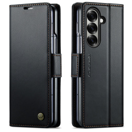 CASEME Litchi pénztárca flip tok Samsung Galaxy Z Fold7 5G számára