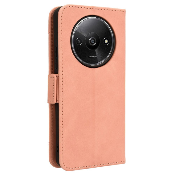 Pattintható tok a Xiaomi Redmi A3, Card Slot, rózsaszín