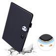 Tok iPad 10.2" 2021/2020/2019 (9/8/7 gen.), pánttal, animal, fekete