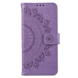 Pattintható tok a Motorola Moto G53 5G, Mandala, lila