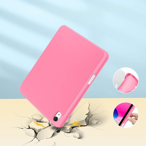Tok iPad 11" 2025 A16 (11 gen.) / iPad 10.9" 2022 (10 gen.), Smartcase, rózsaszín