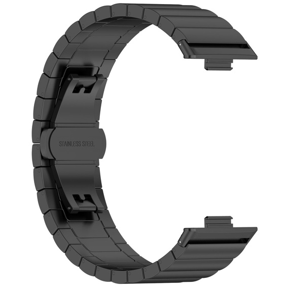 Acél karkötő Huawei Watch Fit 4 / 4 Pro / 3, Fekete