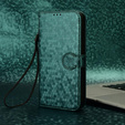 Flap tok Realme Note 70T 4G, Wallet Rhombus, zöld