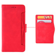 Pattintható tok a Motorola Moto G24 / G24 Power / G04, Card Slot, piros