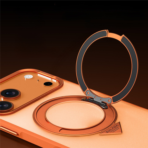 SULADA Magnetic Matte - MagSafe tok állvánnyal iPhone 17 Pro készülékhez