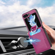 Tok Samsung Galaxy Z Flip7 FE / Z Flip6, Card Slot Ring Case, lila