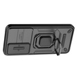 Telefontok a Samsung Galaxy S24, KickStand Camera Lens, fekete