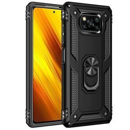 Páncélozott telefontok a Xiaomi Poco X3 NFC, Nox Case Ring, fekete