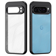DuxDucis tok Google Pixel 9 Pro XL, Aimo case, átlátszó / fekete