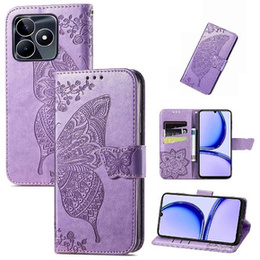 Pattintható tok a Realme Note 50, Butterfly, lila