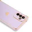 tok Samsung Galaxy A25 5G, Electro heart, lila + Full Glue Kerámiaüveg