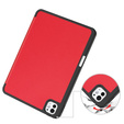 Tok iPad Pro 11" 2024 (5 gen.), Smartcase tolltartóval, piros