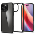 A Spigen tok iPhone 16 Pro Max, Ultra Hybrid, átlátszó / fekete + 9H edzett üveg