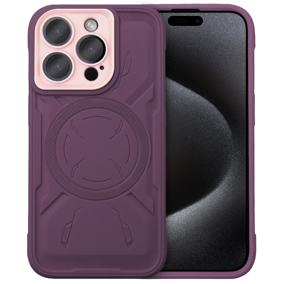 Tok iPhone 15 Pro Max, ERBORD Armor Mag, bordó