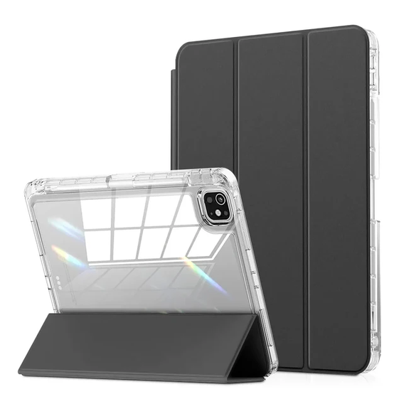 Tok Apple iPad Pro 13" 7 gen. 2024 (A2925, Smartcase Hybrid, tolltartó résszel, fekete