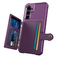 Tok Samsung Galaxy S23 FE, Card Holder Kickstand, lila