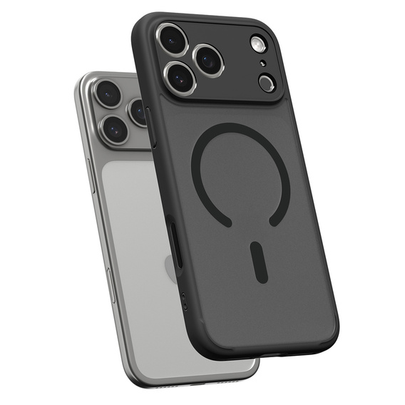 Spigen Ultra Hybrid MagSafe tok iPhone 17 Pro Max készülékhez, Frost Black
