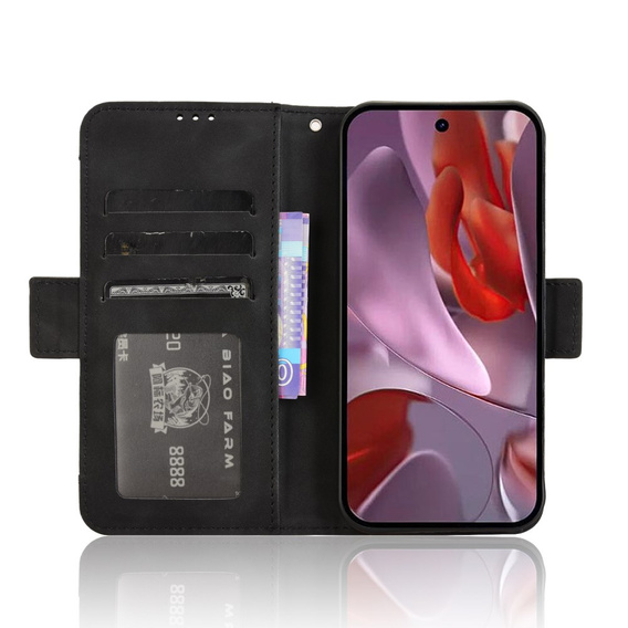 Pattintható tok a Google Pixel 9A, Card Slot, fekete