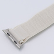 Nylon szíj Apple Watch 1/2/3/4/4/5/6/7/8/SE/ULTRA 42/44/45/45/49mm, bézs színű