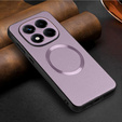 Telefontok a Xiaomi Redmi Note 14 Pro 5G, Leather Hybrid MagSafe, lila