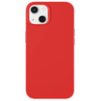 Telefontok a iPhone 13 Mini, Silicone Lite, piros