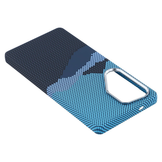 Tok Samsung S25 Ultra, Carbon Fiber MagSafe, kék / tengerészkék