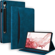 Tok Samsung Galaxy Tab S10 FE+ Plus, Classic, tolltartóval, kék