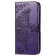 Pattintható tok a Samsung Galaxy A13 4G, Butterfly, lila