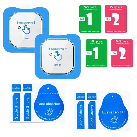 2x ERBORD edzett üveg képernyővédő az Oppo Find X9 Pro készülékhez