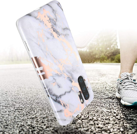 Telefontok a Huawei P30 Pro, Suritch Full Body Marble, fehér