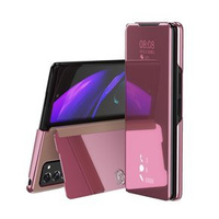 Telefontok a Samsung Galaxy Z Fold 2 5G, Clear View, rózsaszín rose gold