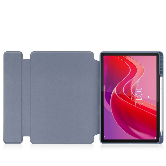 Billentyűzet tok Lenovo Tab M11, Rotary 360° Leather, lila