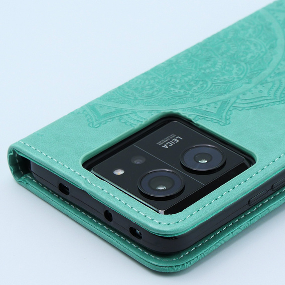 Pattintható tok a Xiaomi 13T / 13T Pro, Mandala, zöld