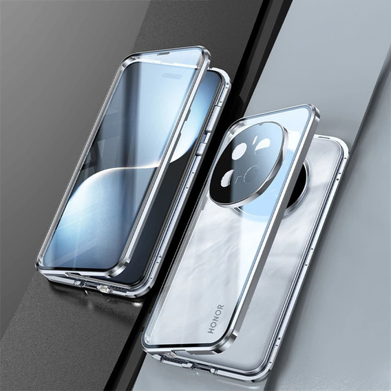 Tok Honor Magic 7 Pro, Magnetic Dual Glass, ezüst