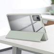 Tok Lenovo Tab K11 Plus, Smartcase Hybrid, tolltartó résszel, szürke