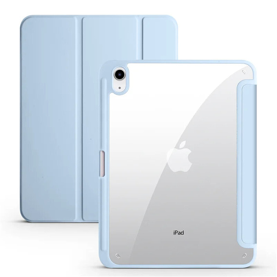 Tok iPad 10.9 2022 10 Gen, Smartcase Hybrid, tolltartó résszel, kék
