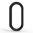 2in1 tok + edzett üveg a Xiaomi Smart Band 10 / 9 / 8-hoz, fekete