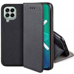 Pattintható tok a Samsung Galaxy M53 5G, Wallet Smart Magnet, kék