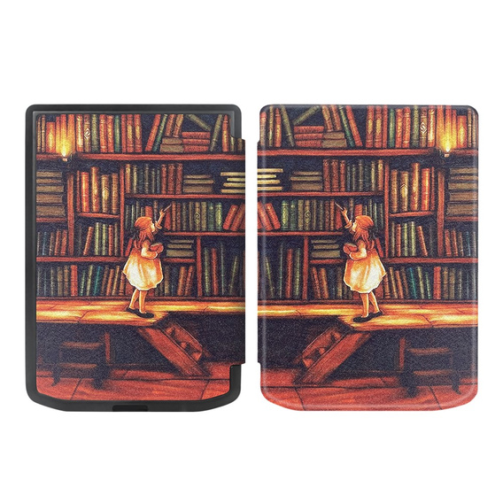 Tok PocketBook Verse / Verse Pro, Smartcase, Library girl
