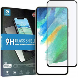 Mocolo Full Glue edzett üveg a következőkhöz Samsung Galaxy S21 FE, fekete keret