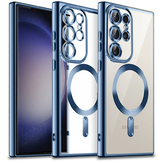 Telefontok a Samsung Galaxy S23 Ultra, MagSafe Hybrid, sötétkék