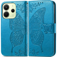 Pattintható tok a Xiaomi Redmi Note 14 4G, Butterfly, kék
