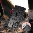 Telefontok a Samsung Galaxy S25 Ultra, KickStand Camera Lens, fekete