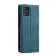 CASEME tok Samsung Galaxy A71, Leather Wallet Case, zöld