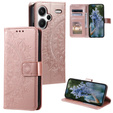 Pattintható tok a Xiaomi Redmi Note 13 Pro+, Mandala, rózsaszín rose gold
